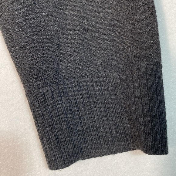 Smartwool Men's Sparwood Charcoal Black Merino Wool Quarter Zip Sweater XL - Picture 7 of 15